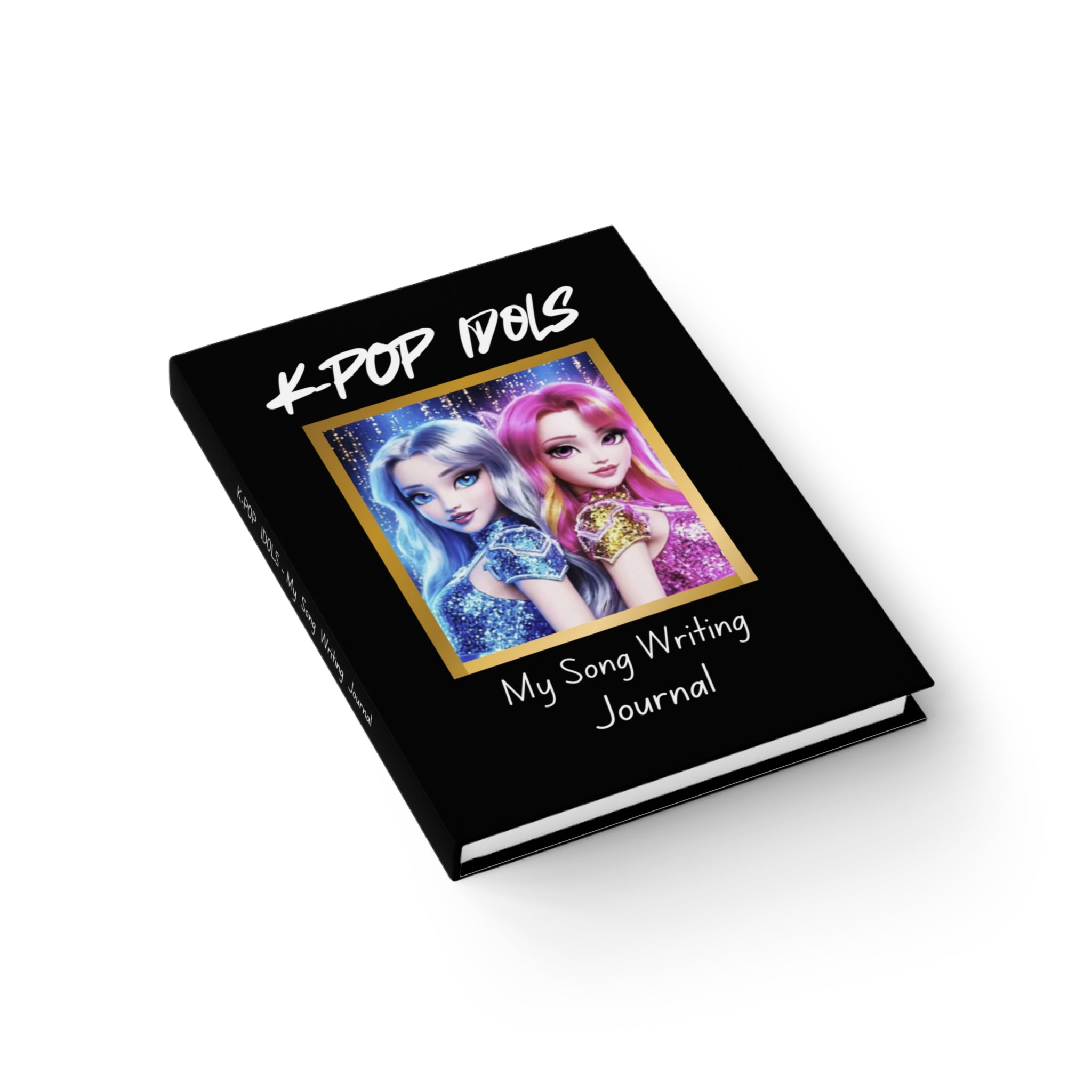 K-Pop Idols Songwriting Journal - Creative Diary, Music Planner, Gift for Musicians, K-Pop Fan Notebook, Lyrical Inspiration
