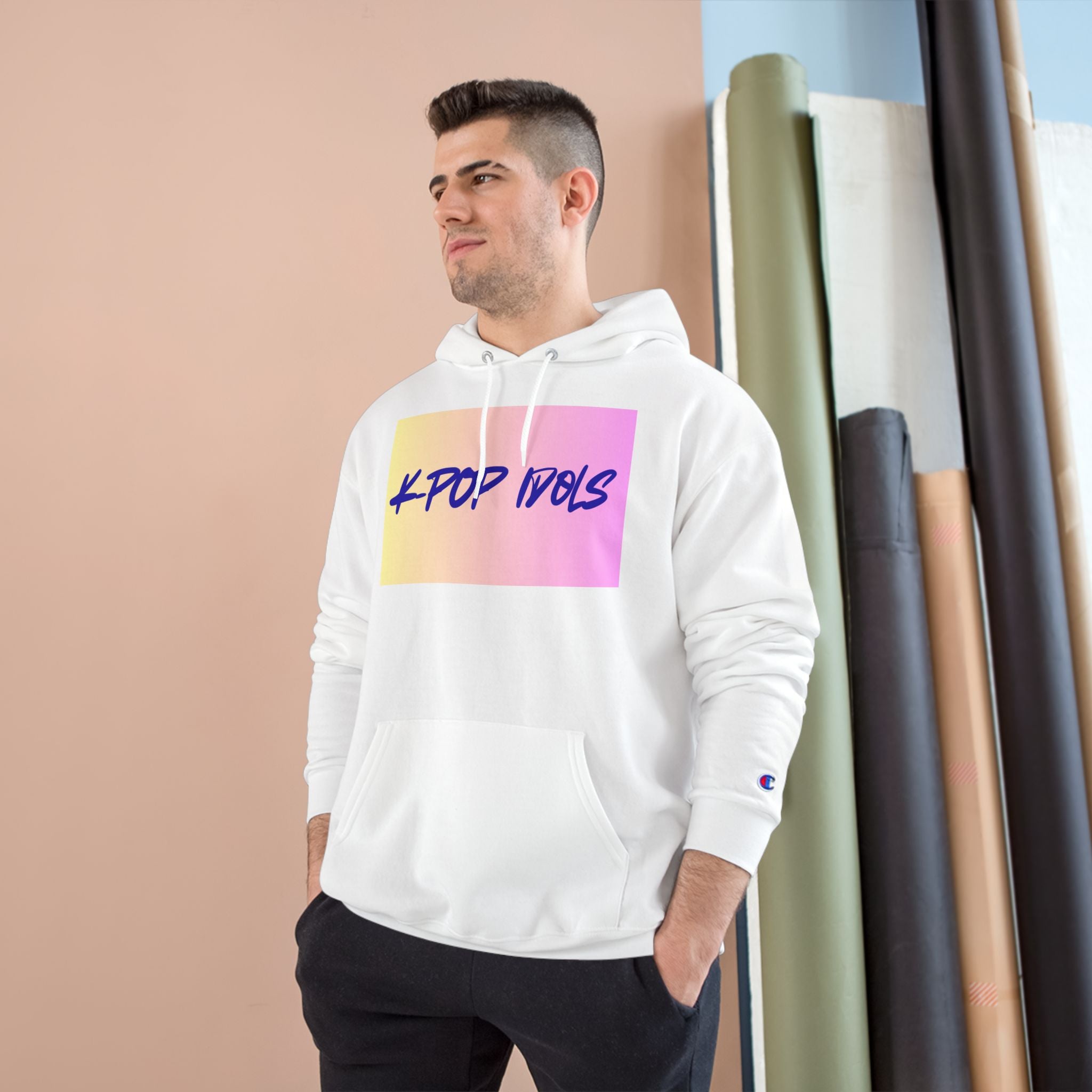 K-Pop Idol Champion Hoodie - Trendy Streetwear, Gift for Fans, Cozy Casual Wear, Perfect for Concerts, Pop Culture Fashion