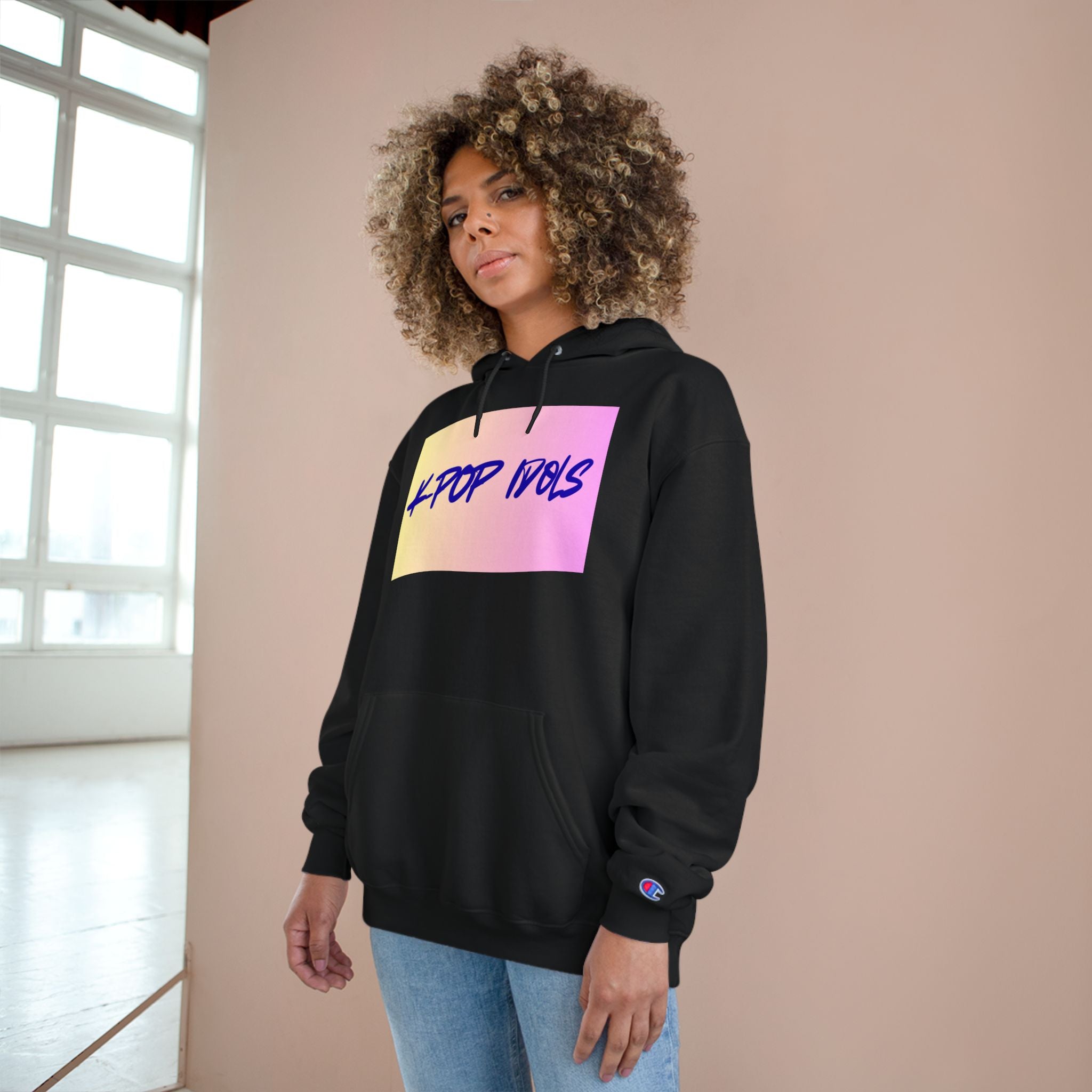 K-Pop Idol Champion Hoodie - Trendy Streetwear, Gift for Fans, Cozy Casual Wear, Perfect for Concerts, Pop Culture Fashion