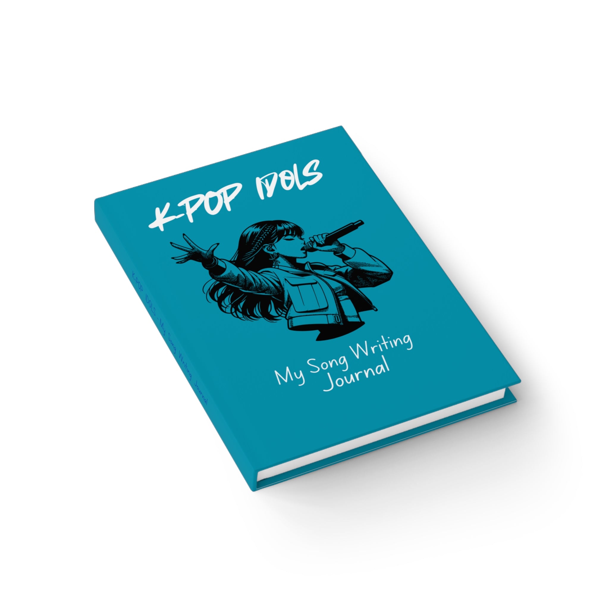 Kpop Song Writing Journal - Ruled Line, Music Lover Gift Idea