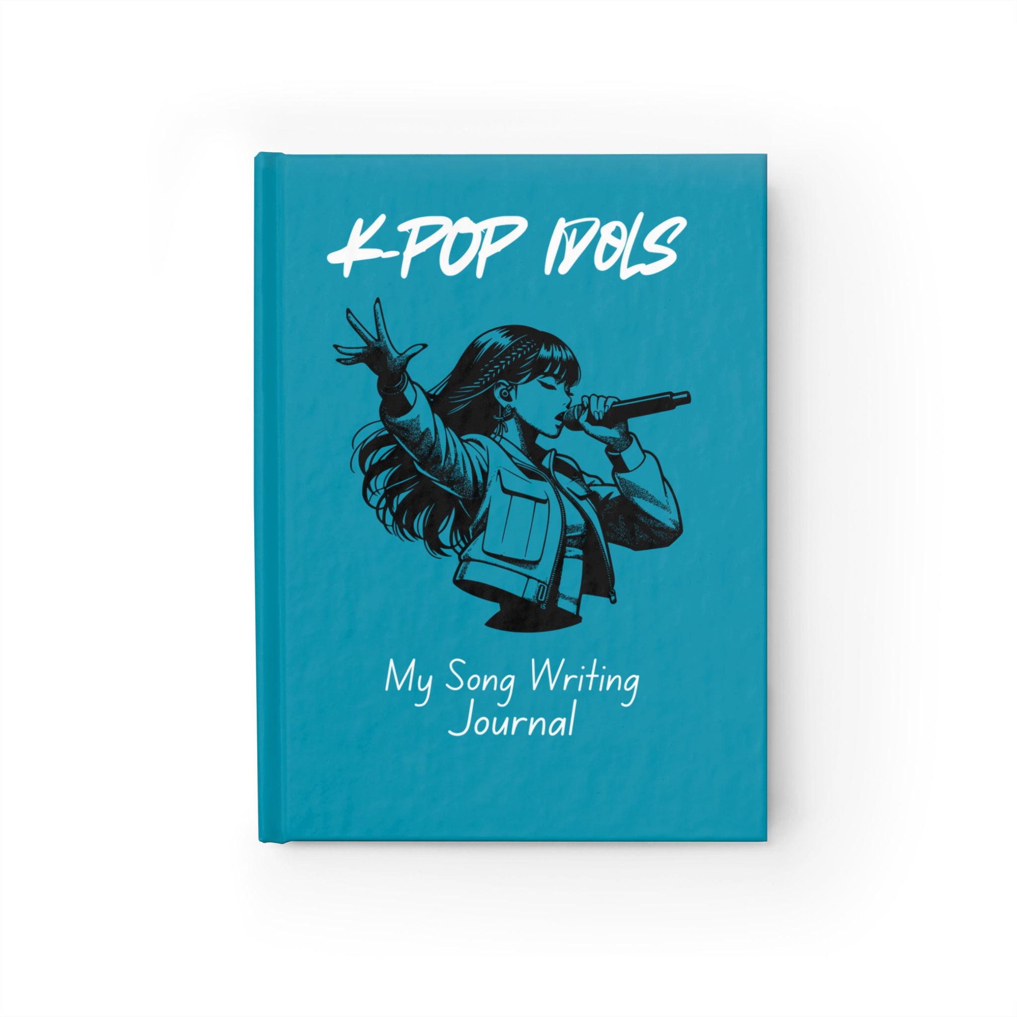 Kpop Song Writing Journal - Ruled Line, Music Lover Gift Idea