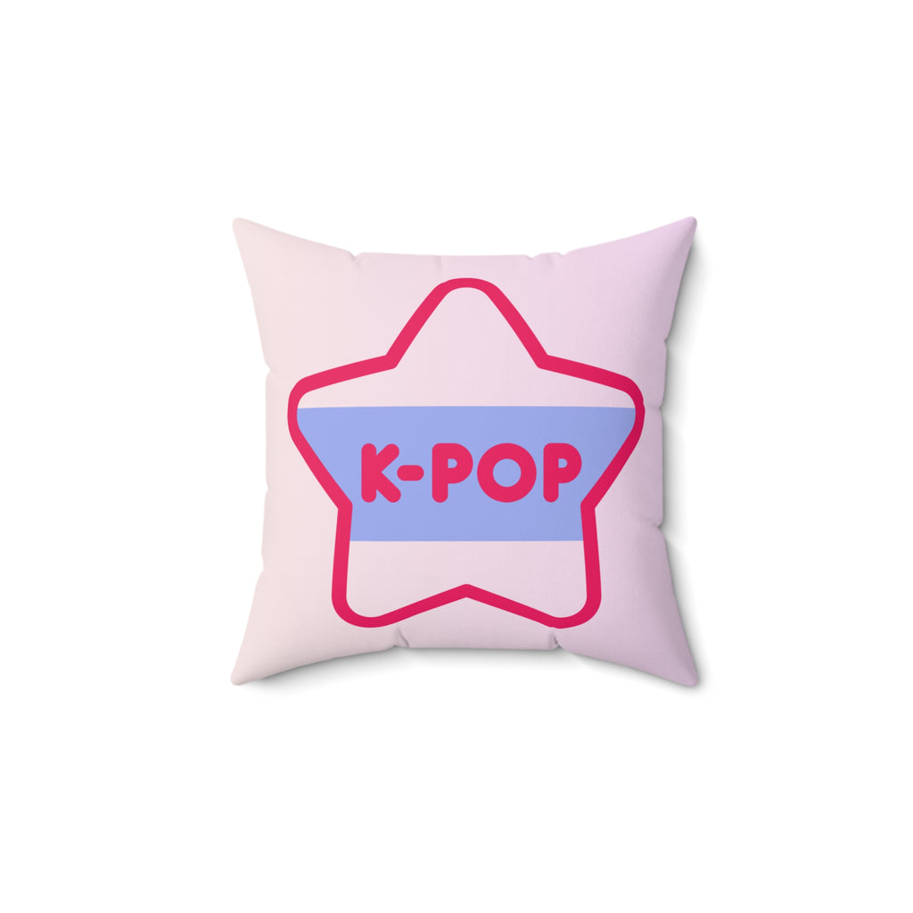 K-Pop Star Decorative Pillow, Trendy Home Decor, Gift for Music Lovers, Cushion for Fans, Unique Room Accent