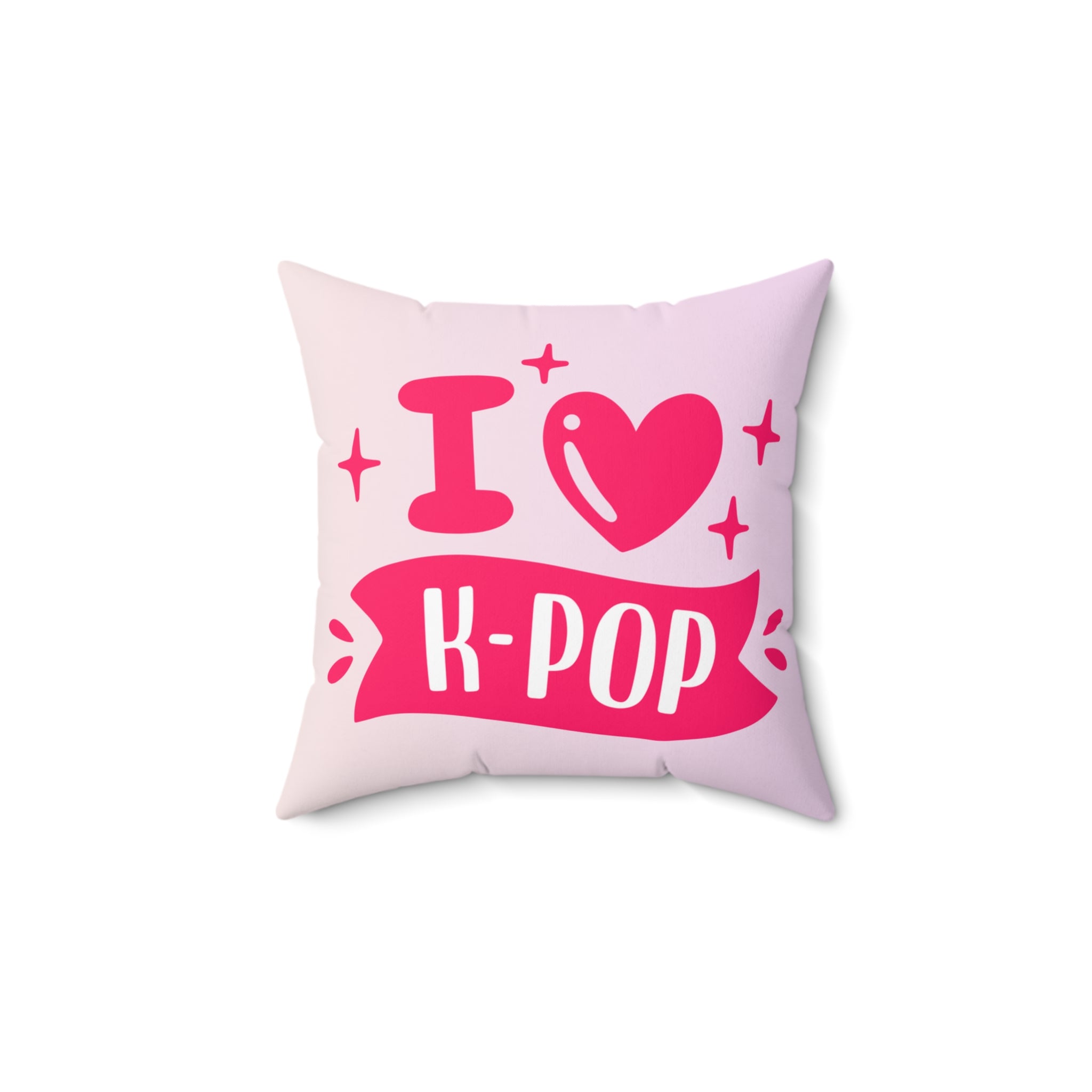 K-Pop Love Pillow, Decorative Pillow, Cushion, Gift for Music Lovers, Home Decor, Korean Pop Culture