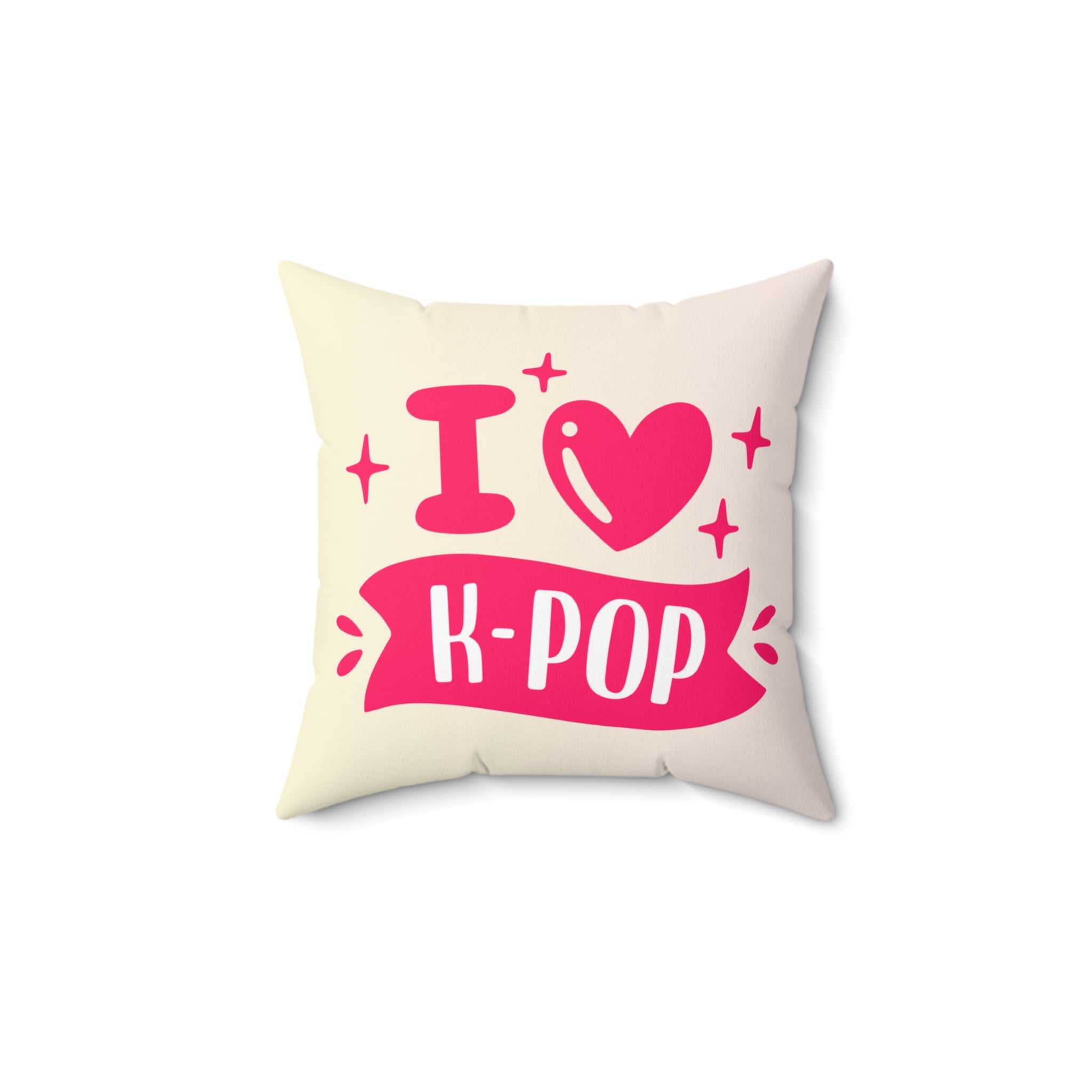 K-Pop Love Pillow, Decorative Pillow, Cushion, Gift for Music Lovers, Home Decor, Korean Pop Culture