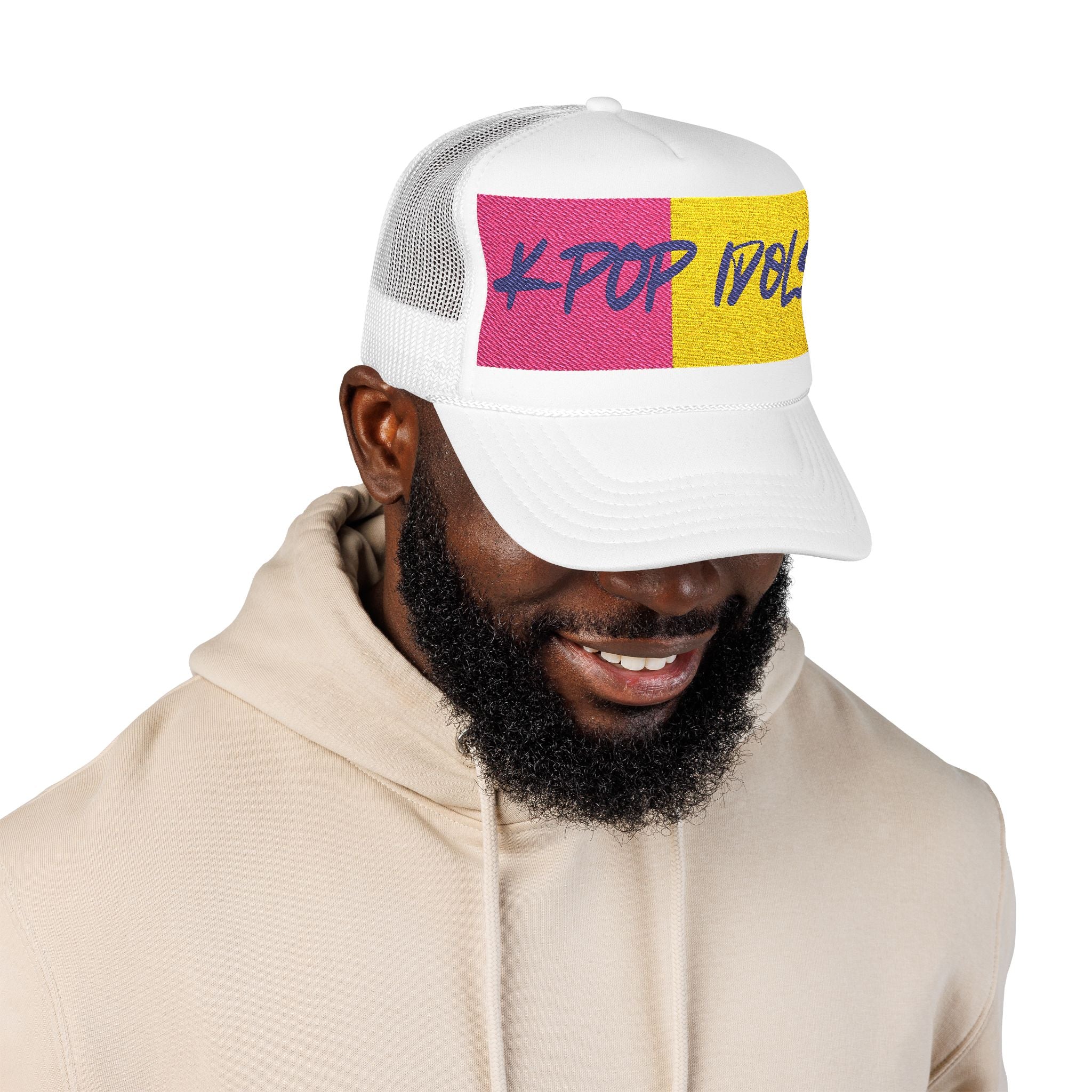 Trucker Hat Kpop Idols Embroidered Cap